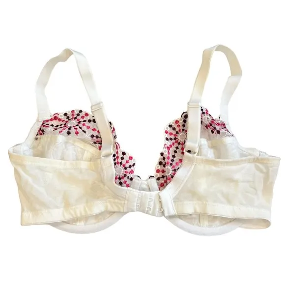Panache Superbra Erin 6066 32E Colorful Purple Pink Bra