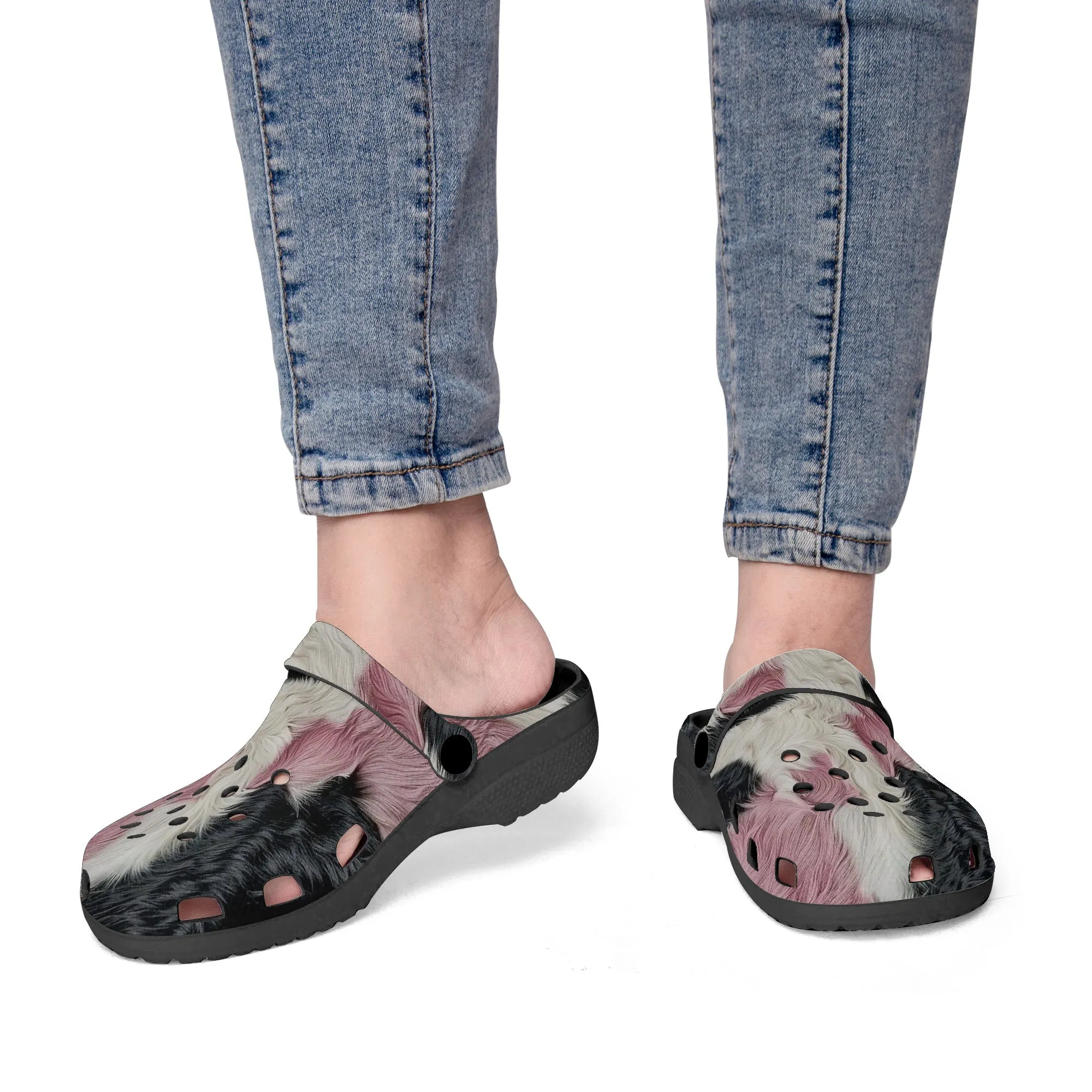 Pink Cow Print Clogs – Trendy & Comfortable Farm-Inspired Footwear
