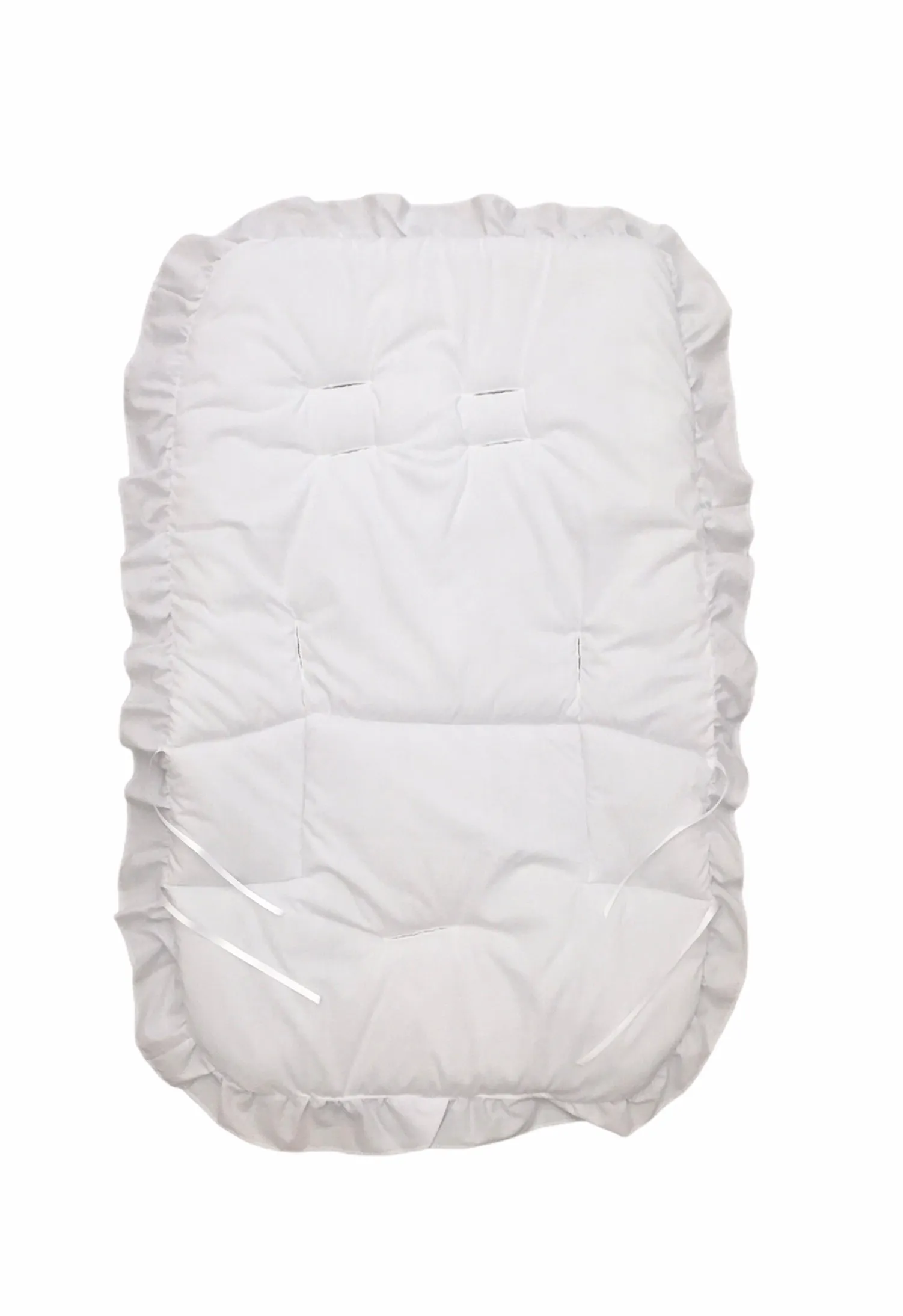 Plain white carseat liner