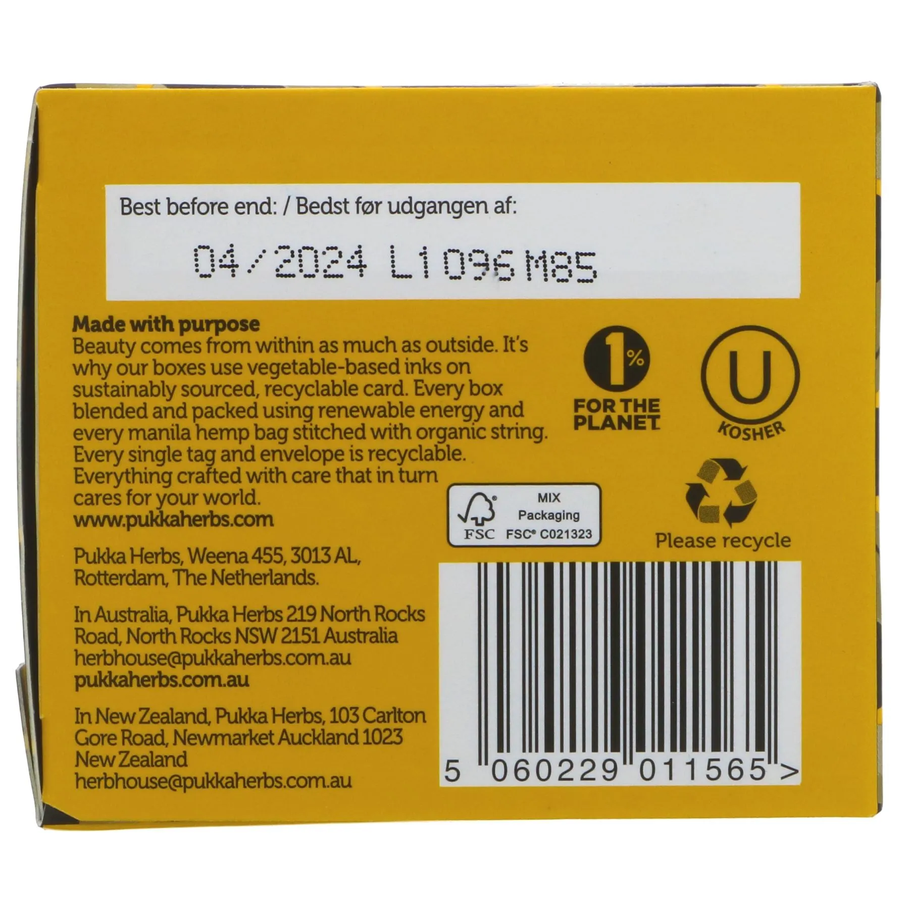 Pukka | Elegant English Breakfast - Organic and Fairtrade | 20 bags