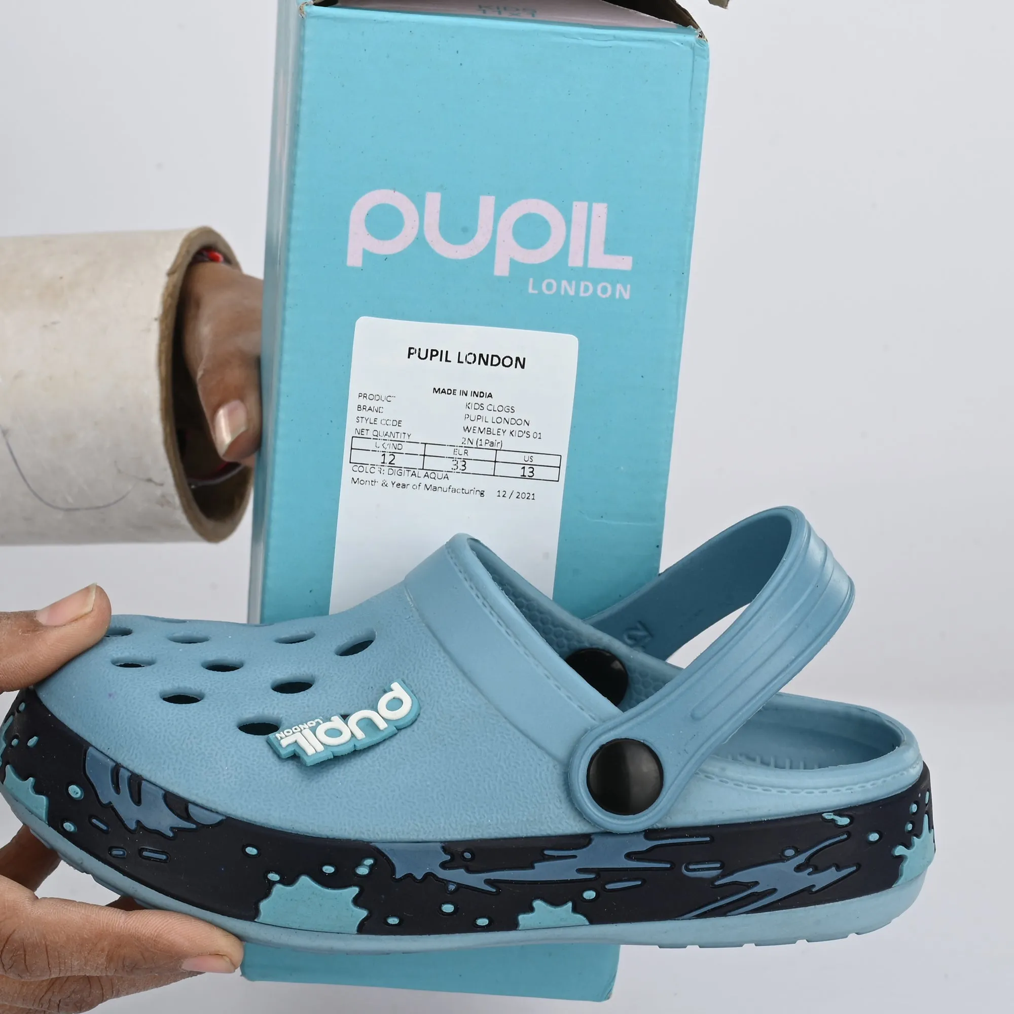 Pupil London Aqua Clogs (Wembley-02)