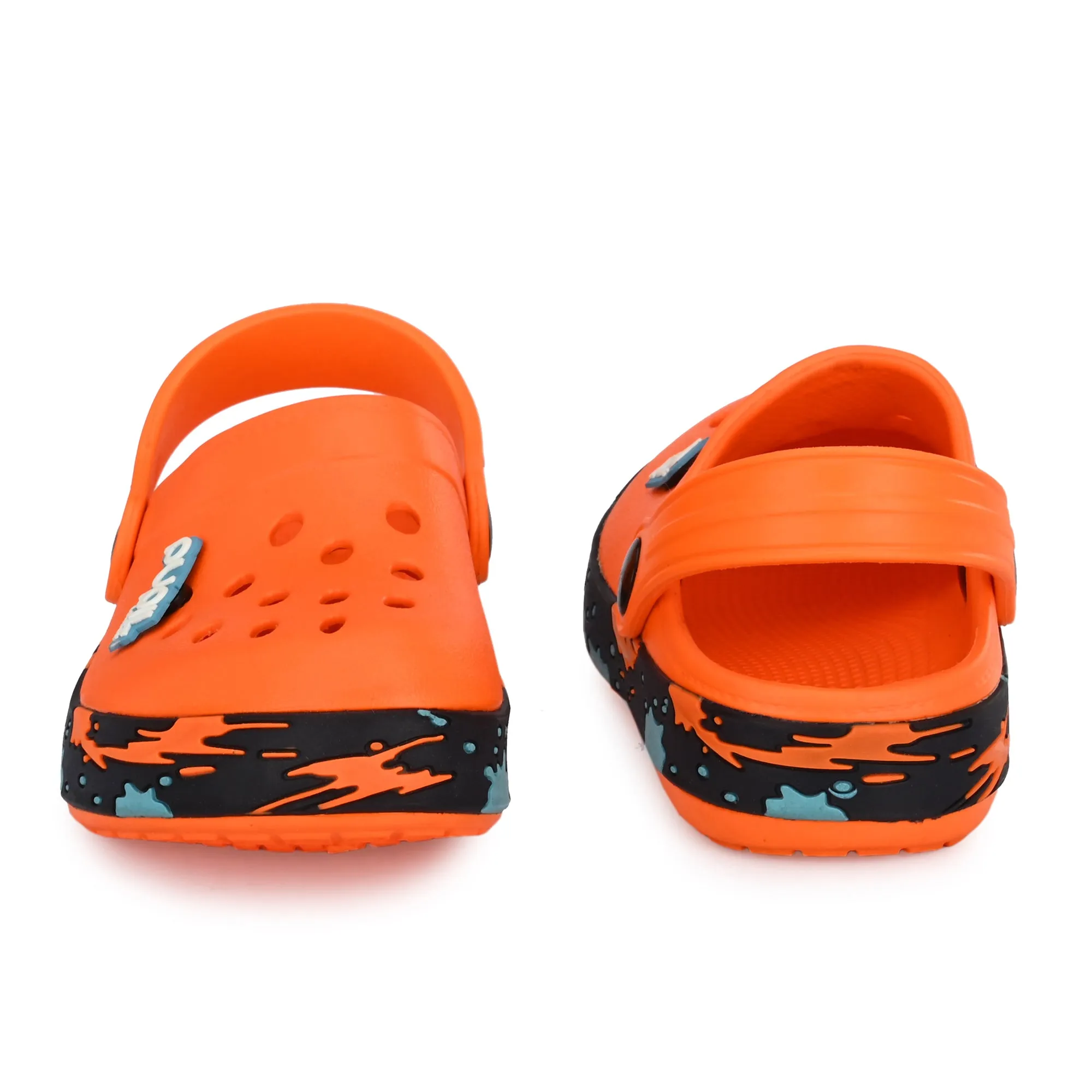 Pupil London Light Orange Clogs (Wembley-02)