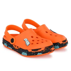 Pupil London Light Orange Clogs (Wembley-02)