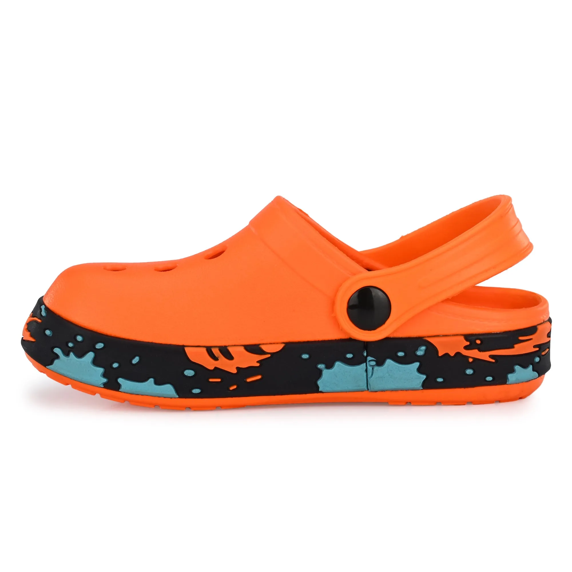 Pupil London Light Orange Clogs (Wembley-02)