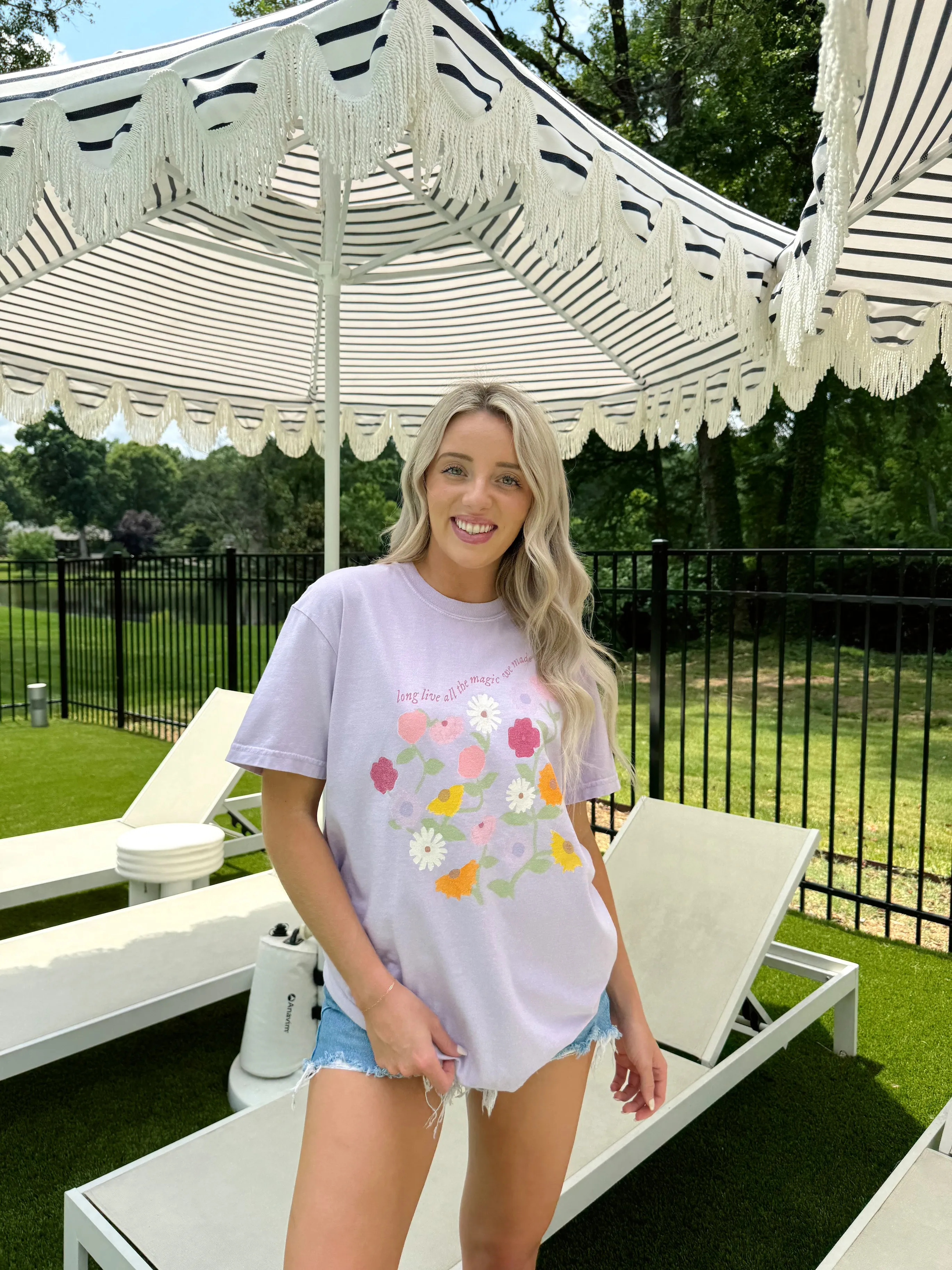 Reagan Baylee: Long Live Flowers Tee