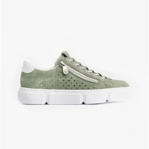 Rieker N5953-52 Womens Trainers Green