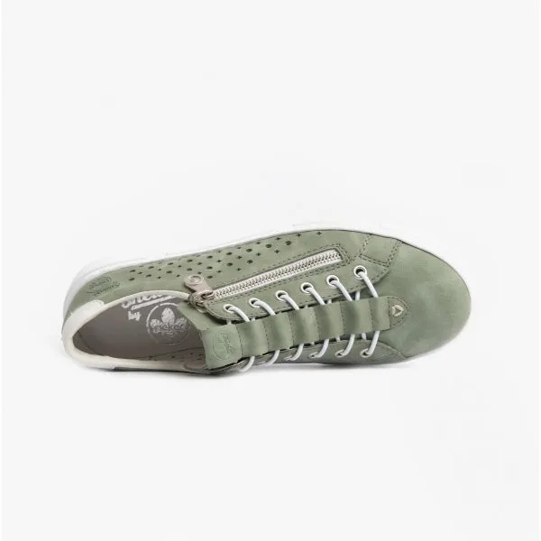 Rieker N5953-52 Womens Trainers Green