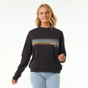 Rip Curl Hoffman Relaxed Crew Washed Black