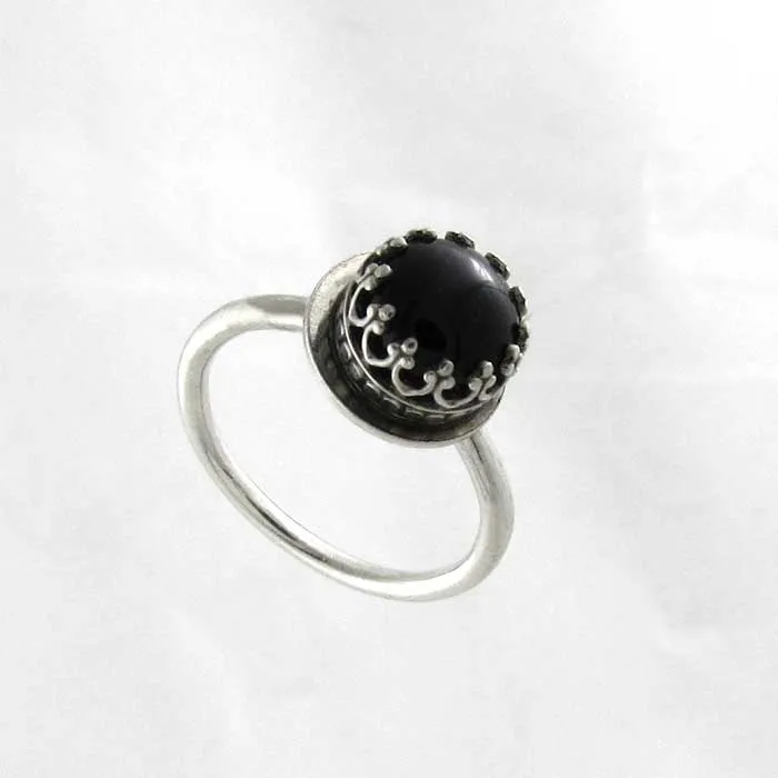 Rook Onyx Ring