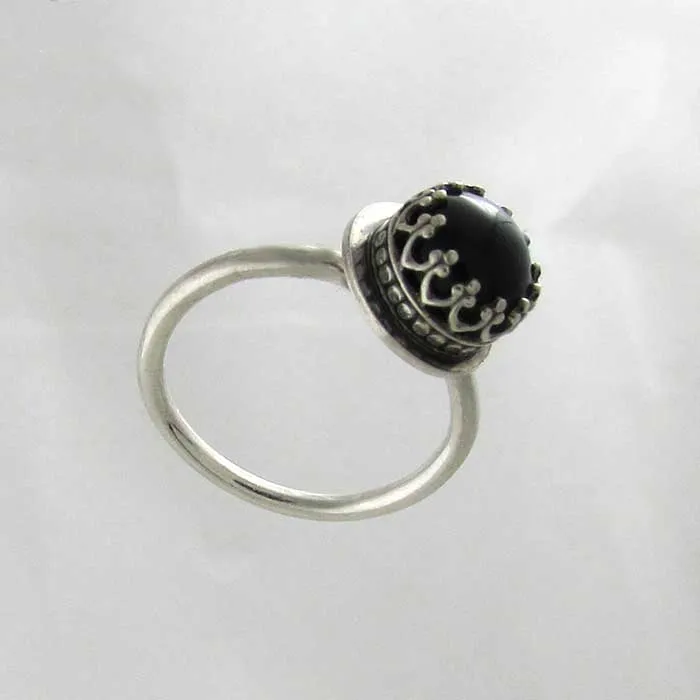 Rook Onyx Ring