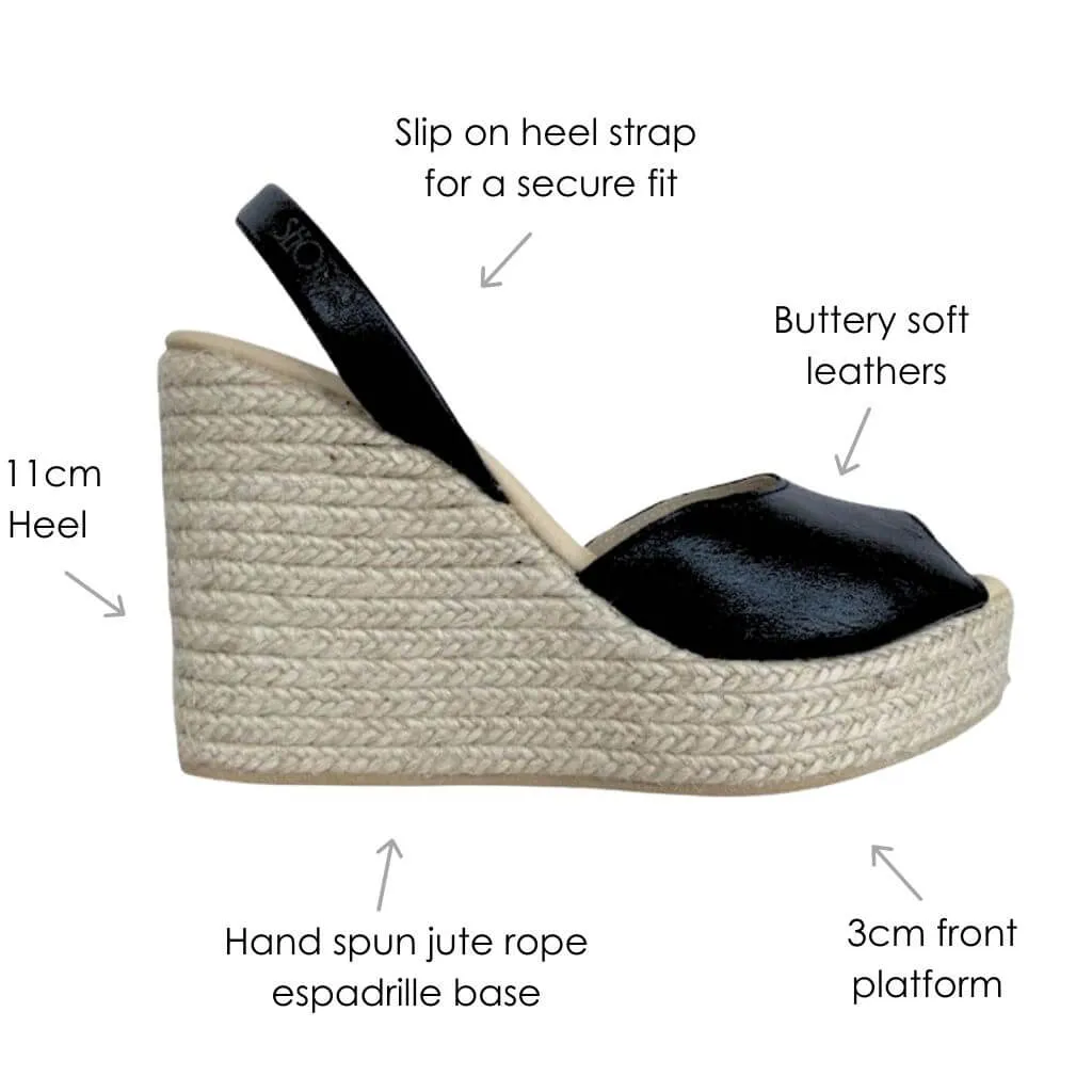 Roxy Wedge ('23 Edit) in Charcoal