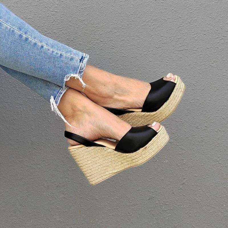 Roxy Wedge ('23 Edit) in Charcoal