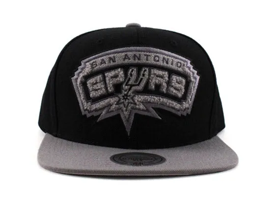 San Antonio Spurs Mitchell & Ness Snapback Hat (Air Jordan Chrome 8)