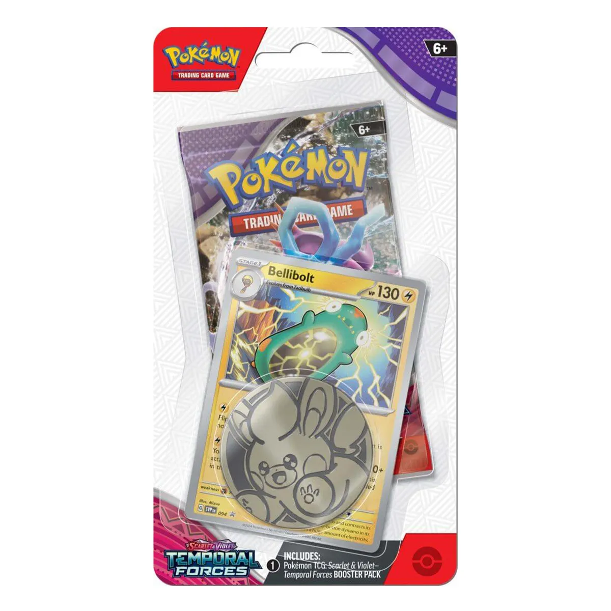 Scarlet & Violet Temporal Forces Checklane Blisters (Pair) POKEMON TCG