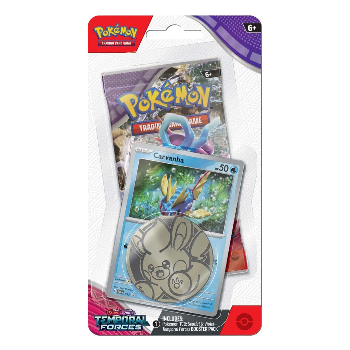 Scarlet & Violet Temporal Forces Checklane Blisters (Pair) POKEMON TCG
