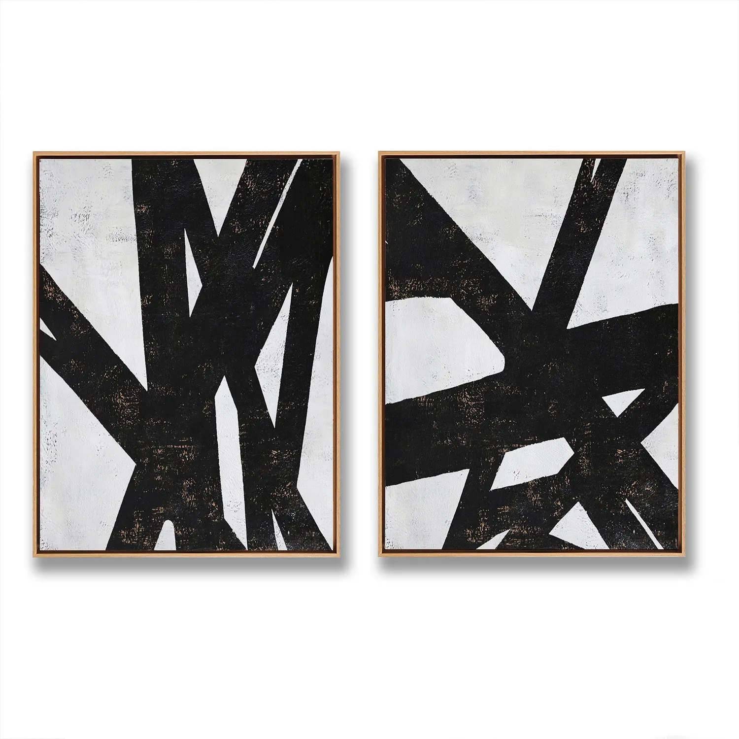Set of 2 Minimal Geometric Art P23
