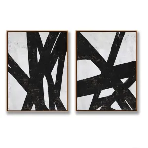 Set of 2 Minimal Geometric Art P23