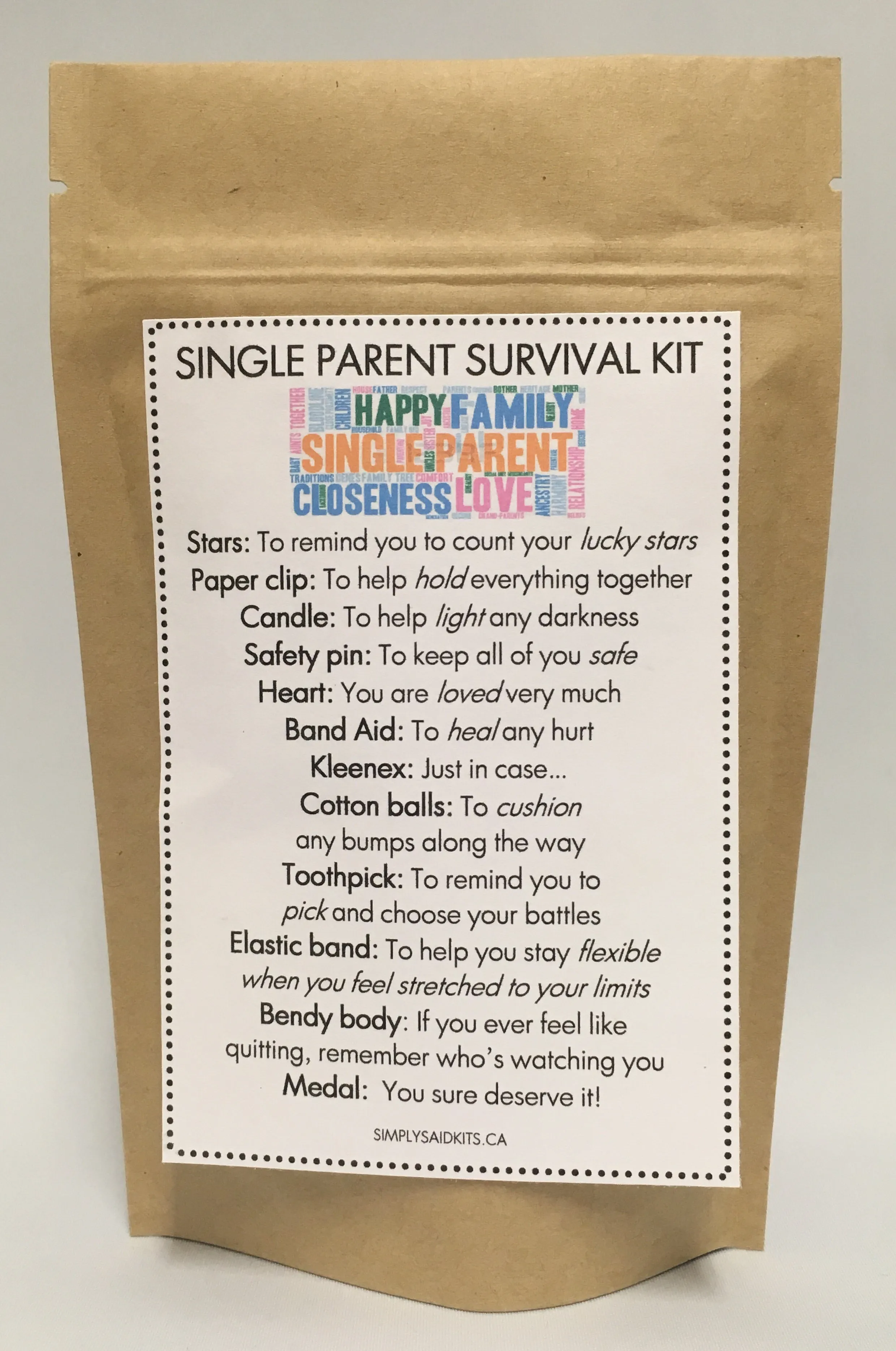 Single Parent Survival Kit
