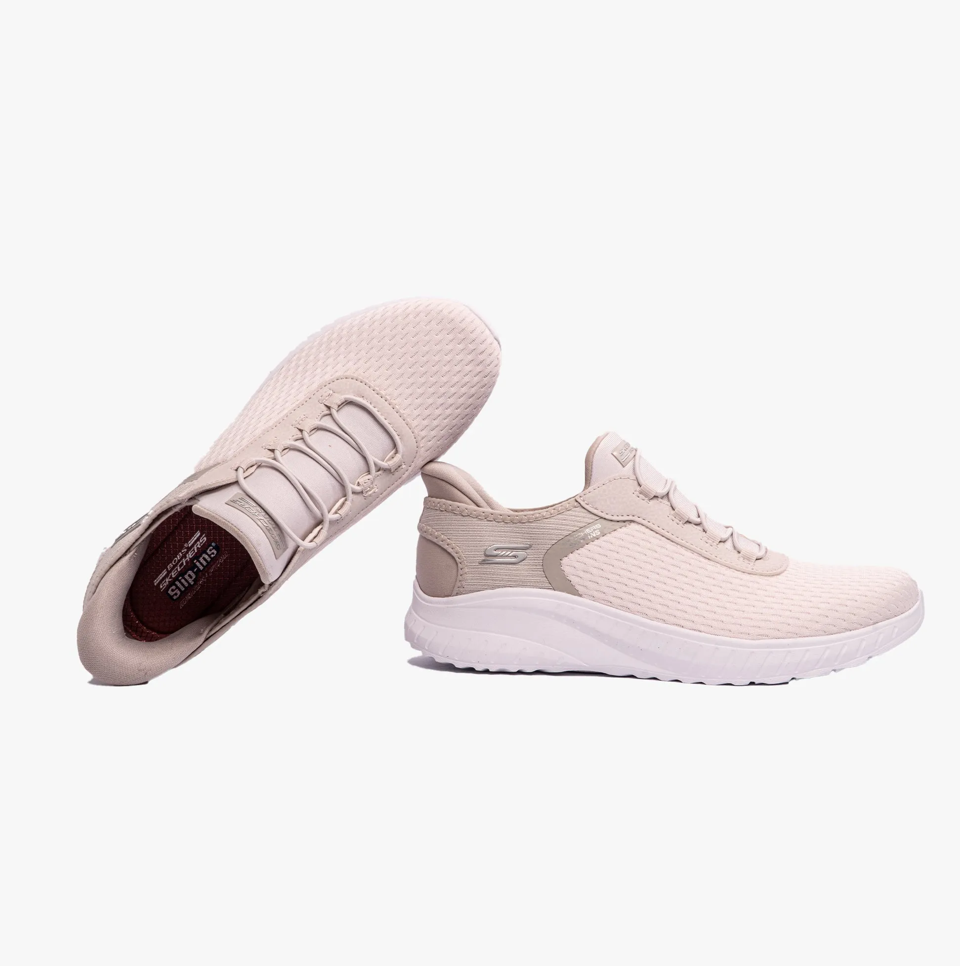 Skechers 117504/OFWT BOBS SQUAD CHAOS - IN COLOR Womens Trainers Off White