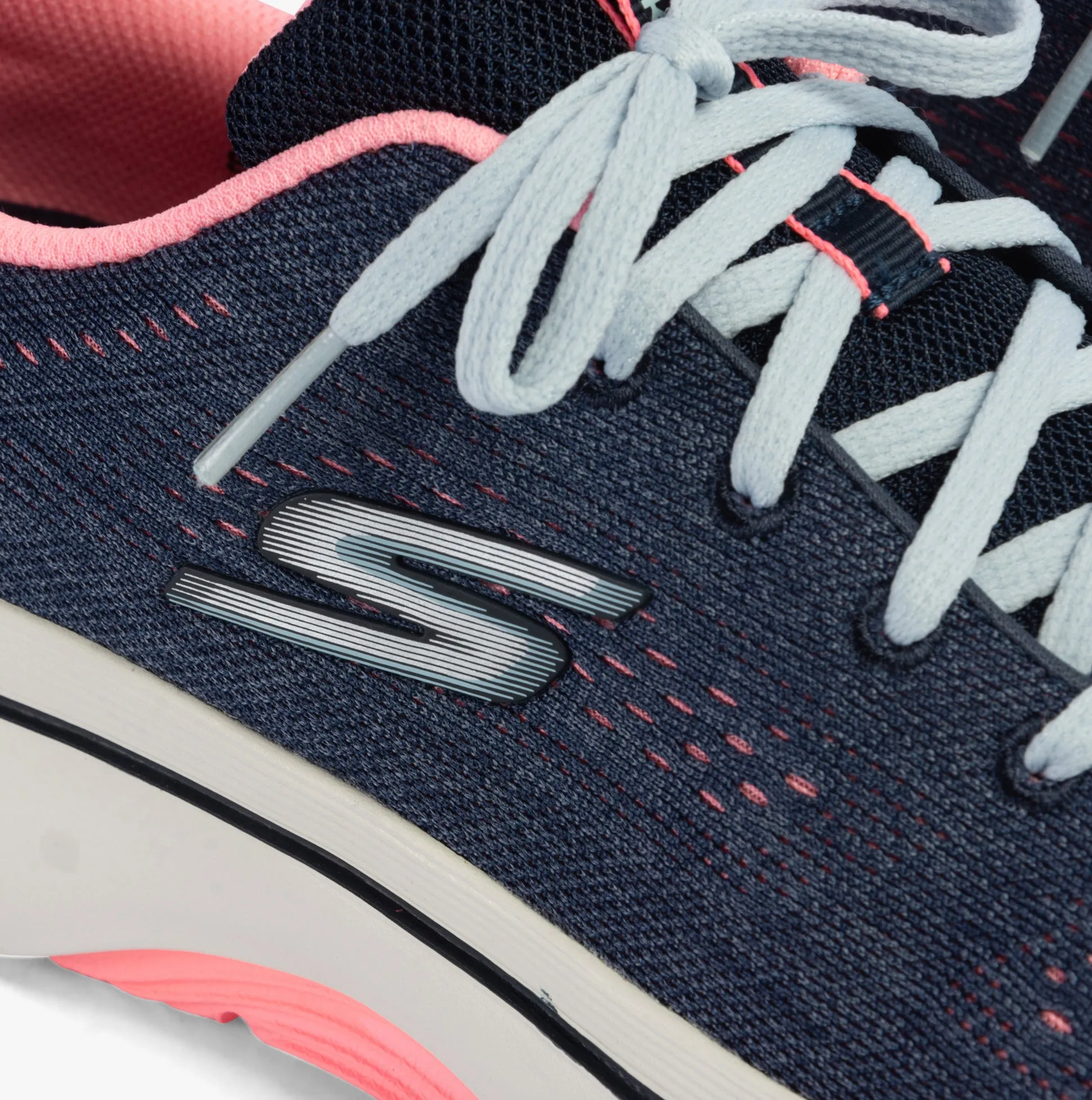 Skechers 125311/NVHP GO WALK ARCH FIT 2.0 - VIVID SUNSET Womens Trainers Navy/Hotpink