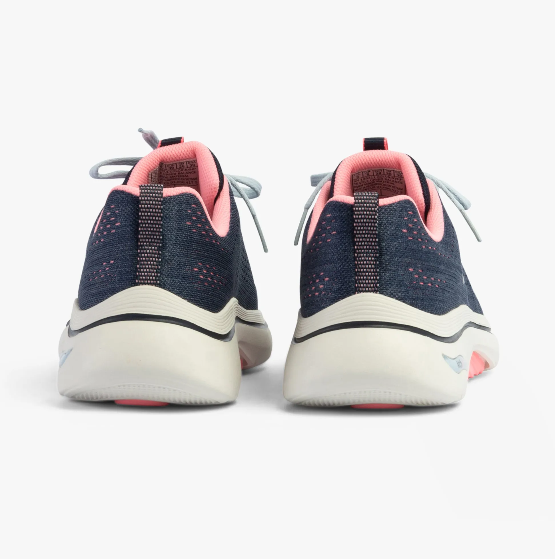 Skechers 125311/NVHP GO WALK ARCH FIT 2.0 - VIVID SUNSET Womens Trainers Navy/Hotpink