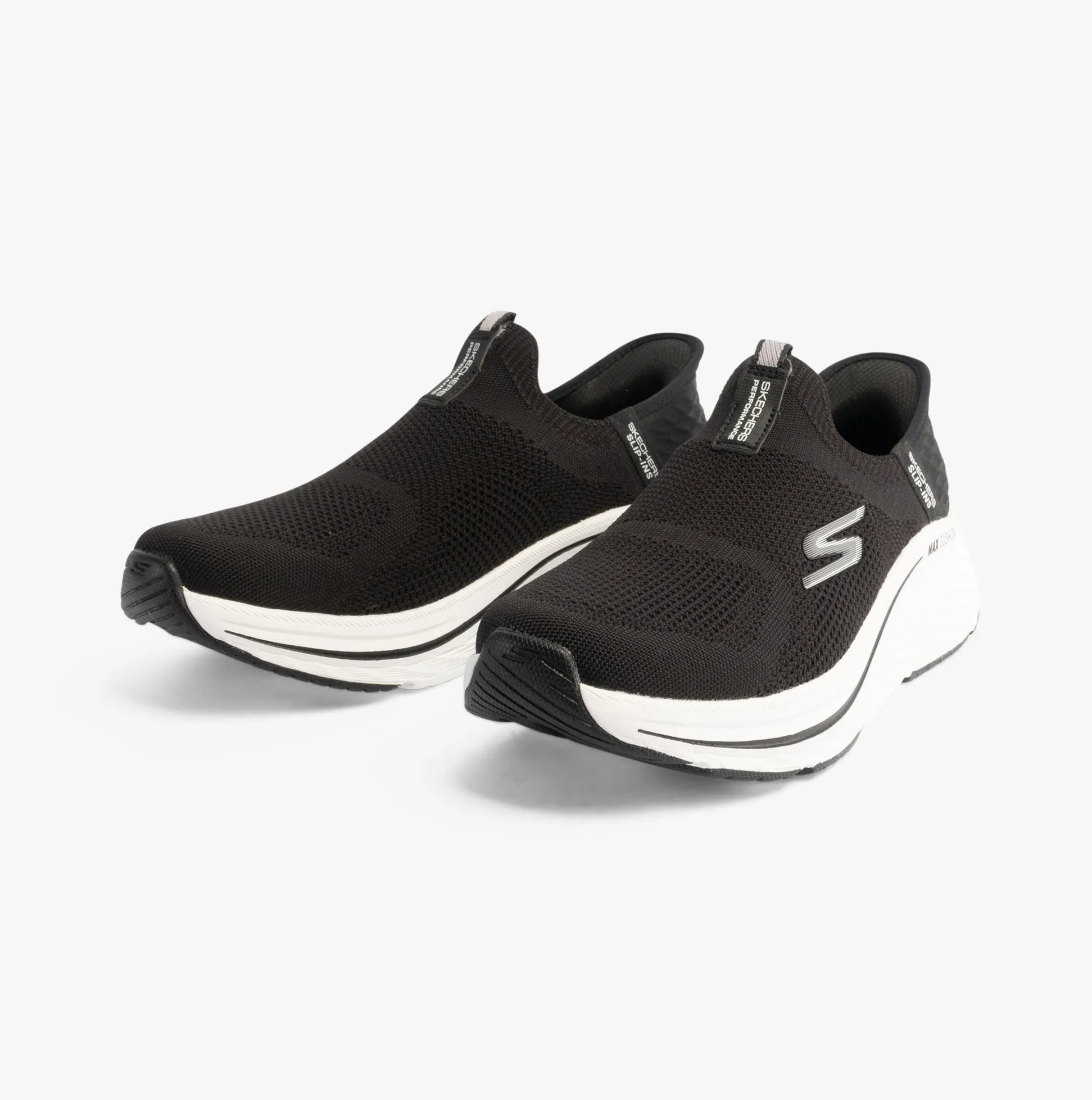 Skechers 129611/BKW MAX CUSHIONING ELITE 2.0 - Womens Trainers Black/White