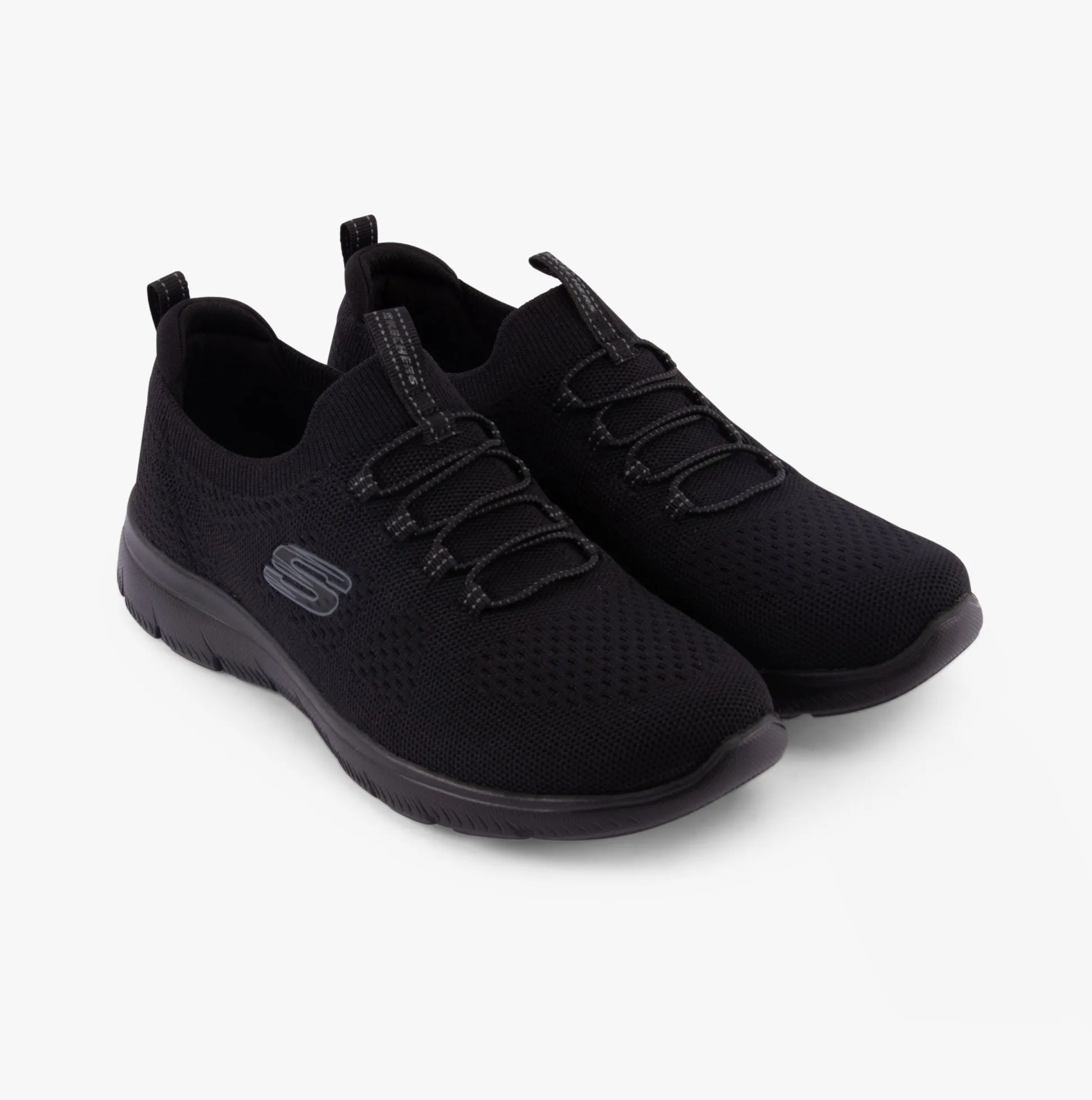 Skechers 150116/BBK SUMMITS - TOP PLAYER Womens Trainers Black