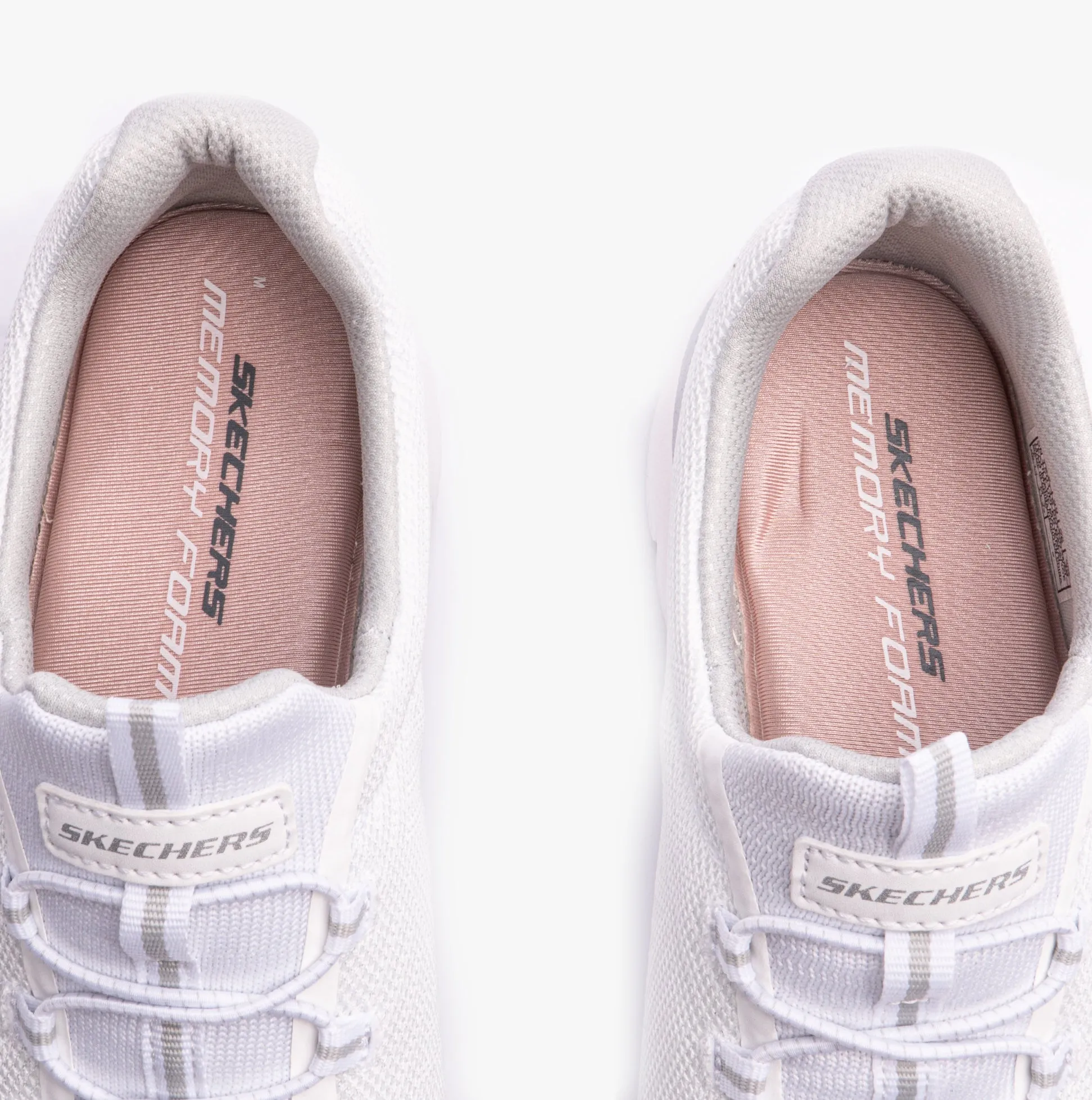 Skechers 150119/WSL SUMMITS Womens Trainers White/Silver