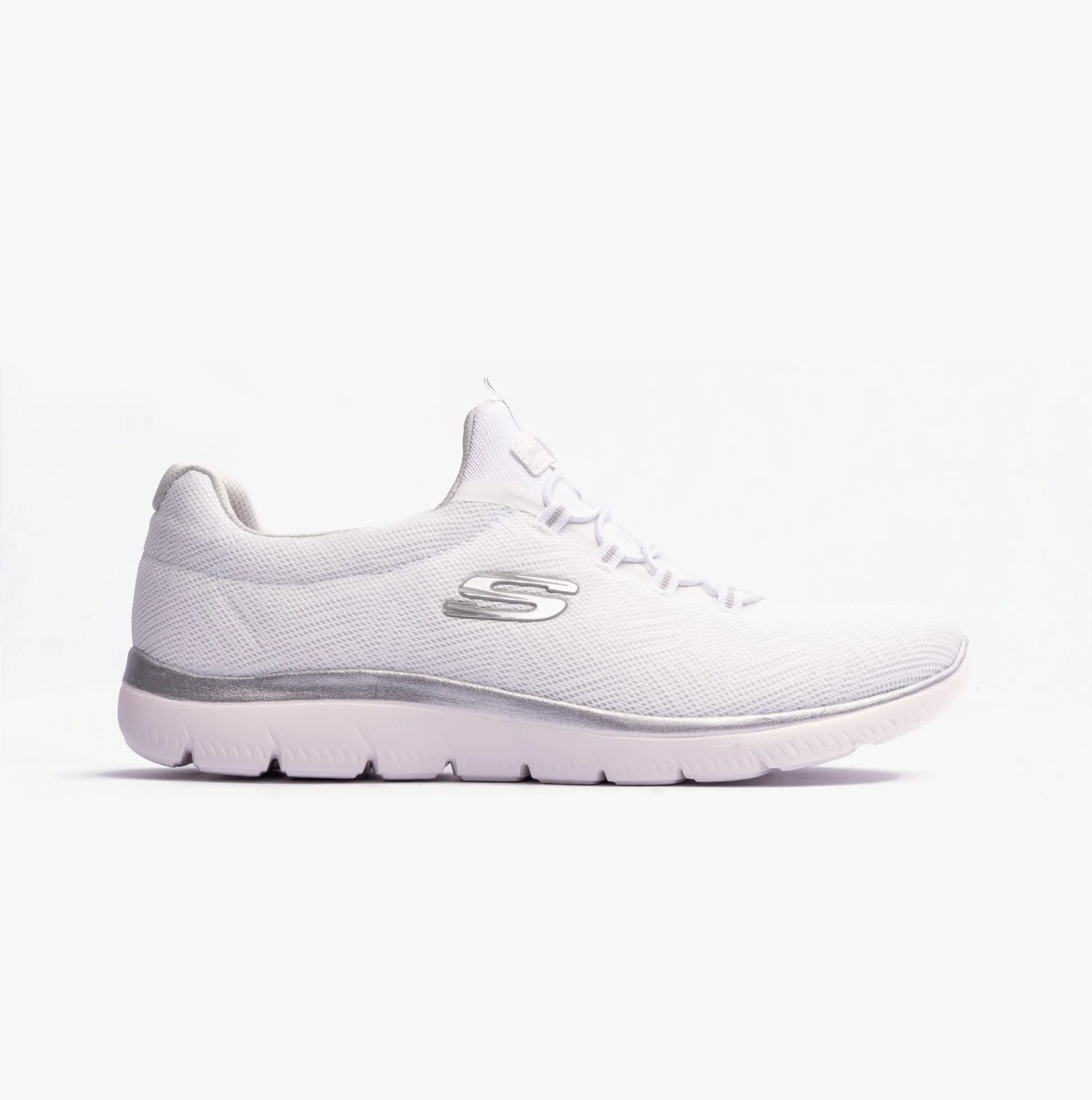 Skechers 150119/WSL SUMMITS Womens Trainers White/Silver