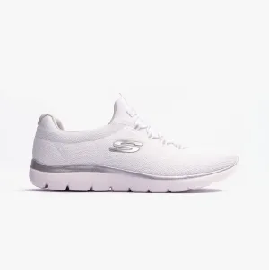Skechers 150119/WSL SUMMITS Womens Trainers White/Silver