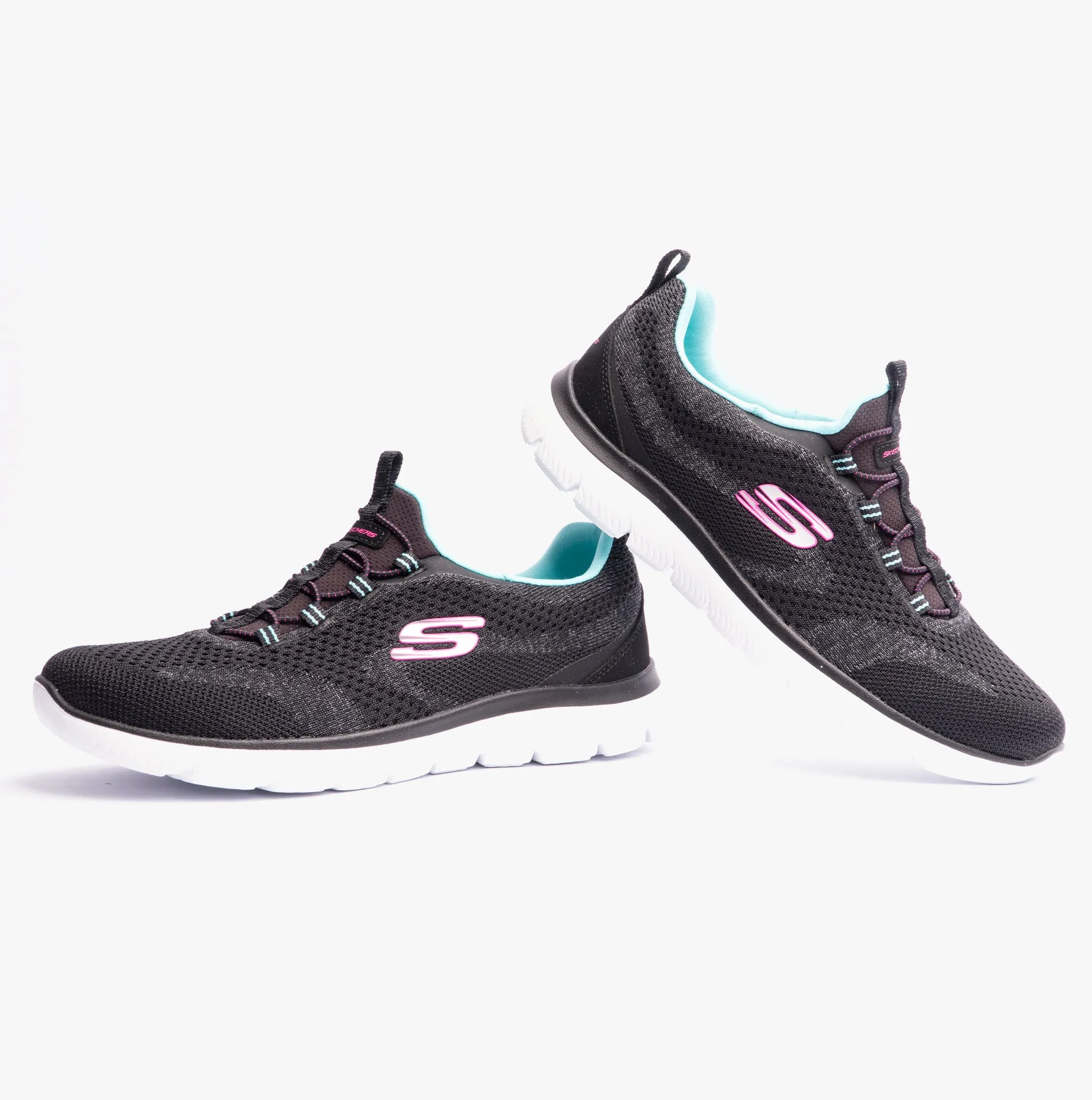 Skechers 150120/BKMT SUMMITS - NEW NATURE Womens Trainers Black/Multi