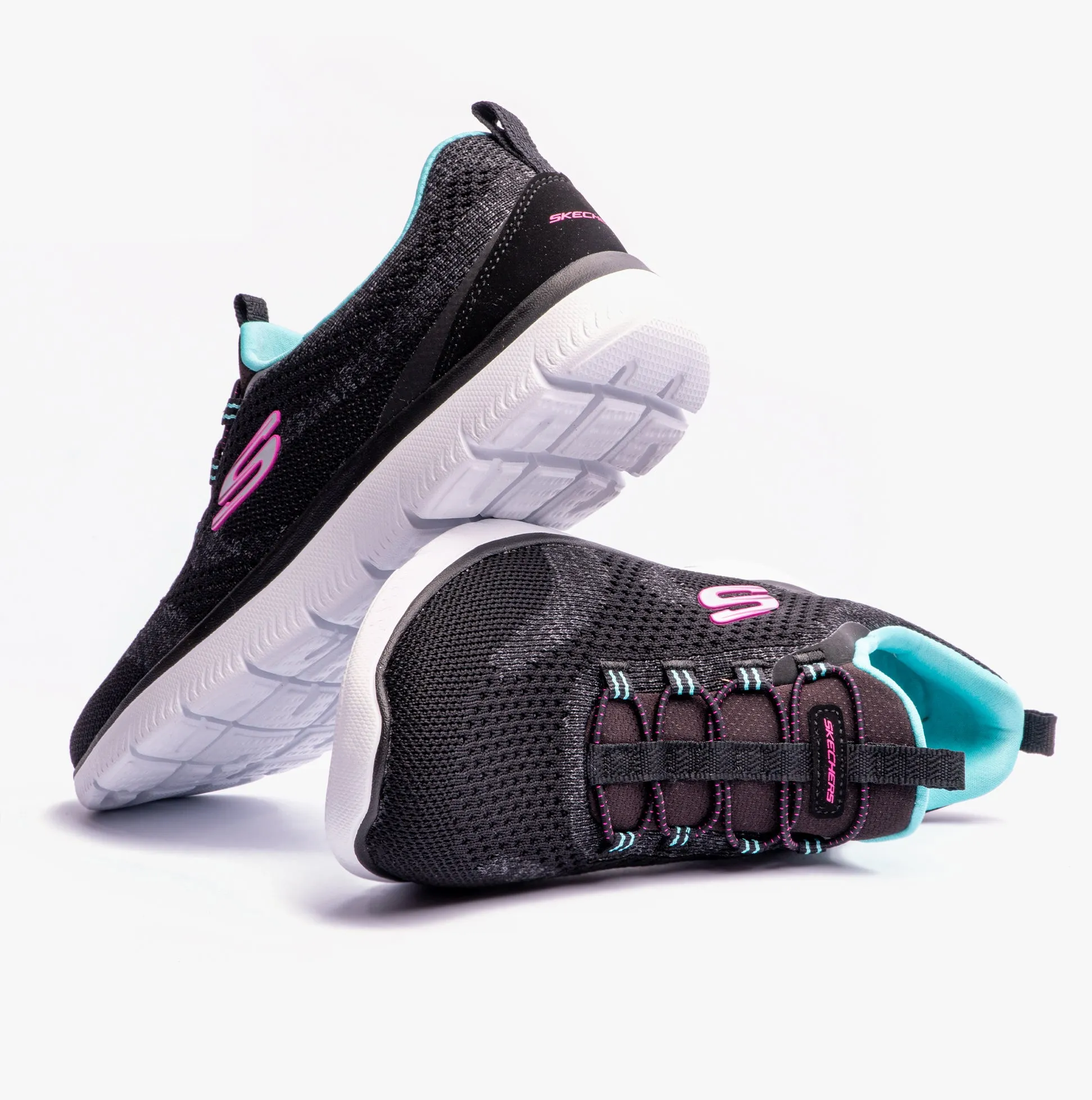 Skechers 150120/BKMT SUMMITS - NEW NATURE Womens Trainers Black/Multi