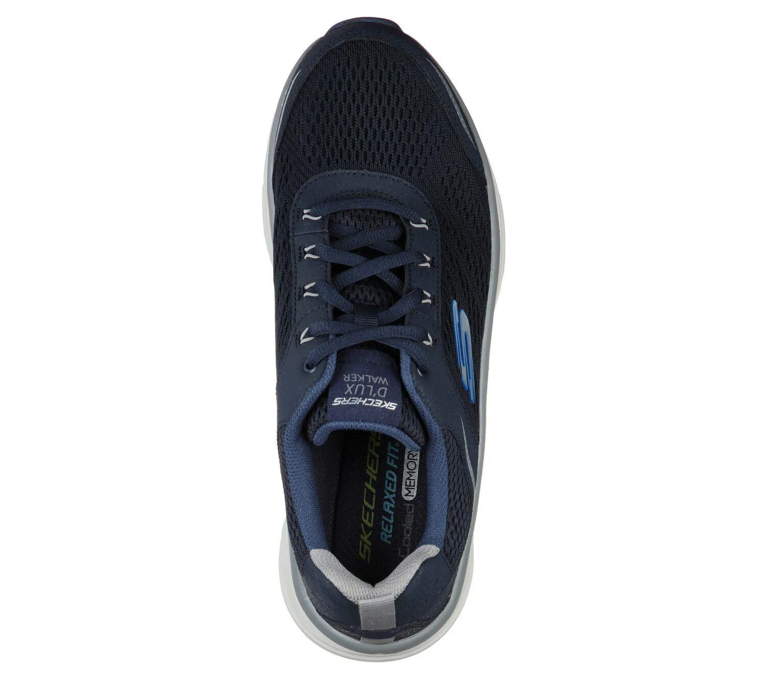 Skechers 232044 D'lux Walking-Sneaker für Herren in weiter Passform
