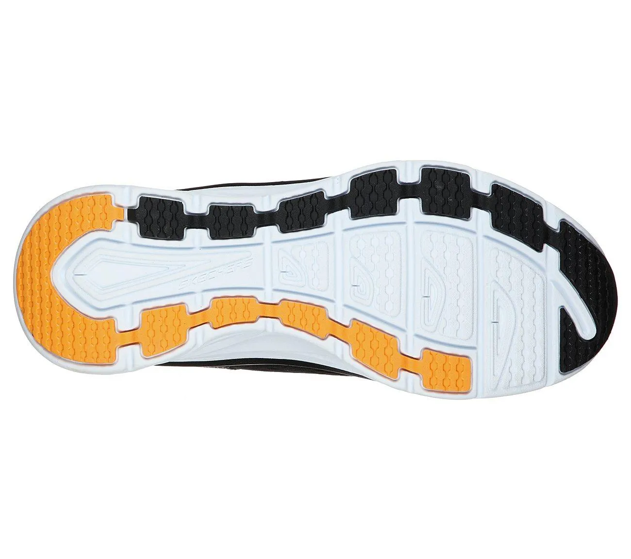 Skechers 232044 D'lux Walking-Sneaker für Herren in weiter Passform