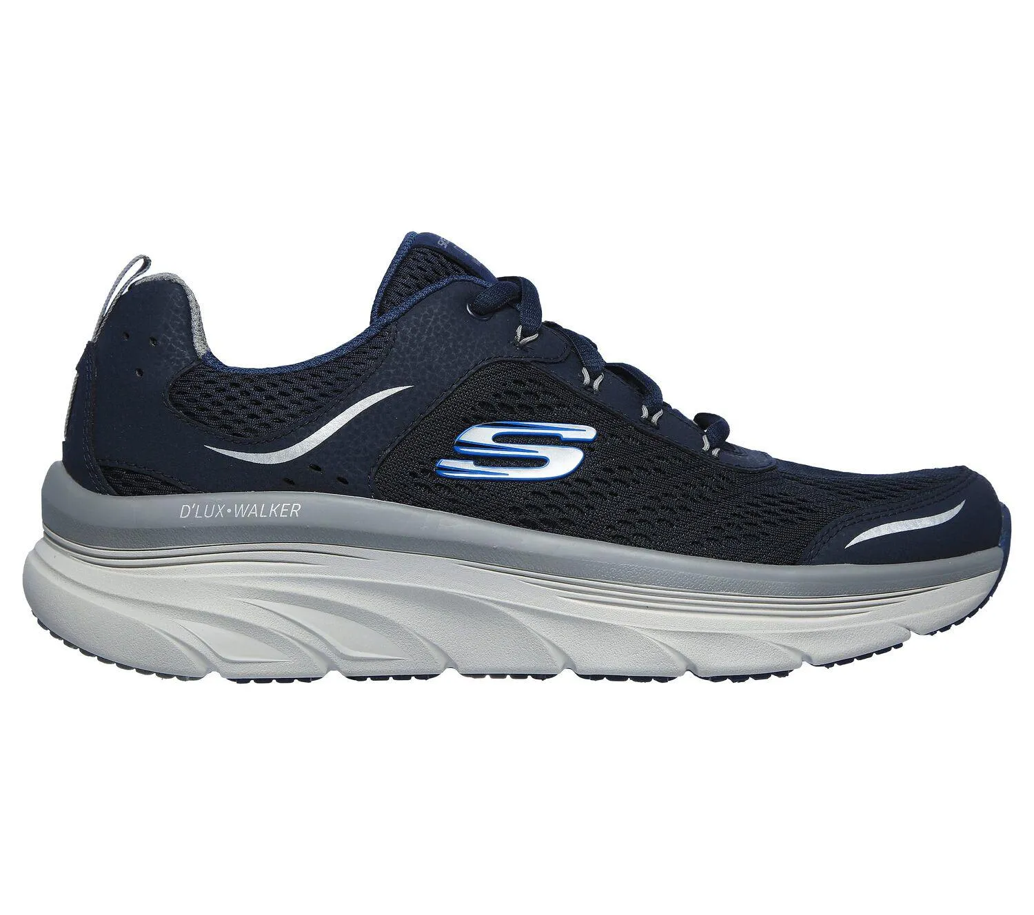 Skechers 232044 D'lux Walking-Sneaker für Herren in weiter Passform