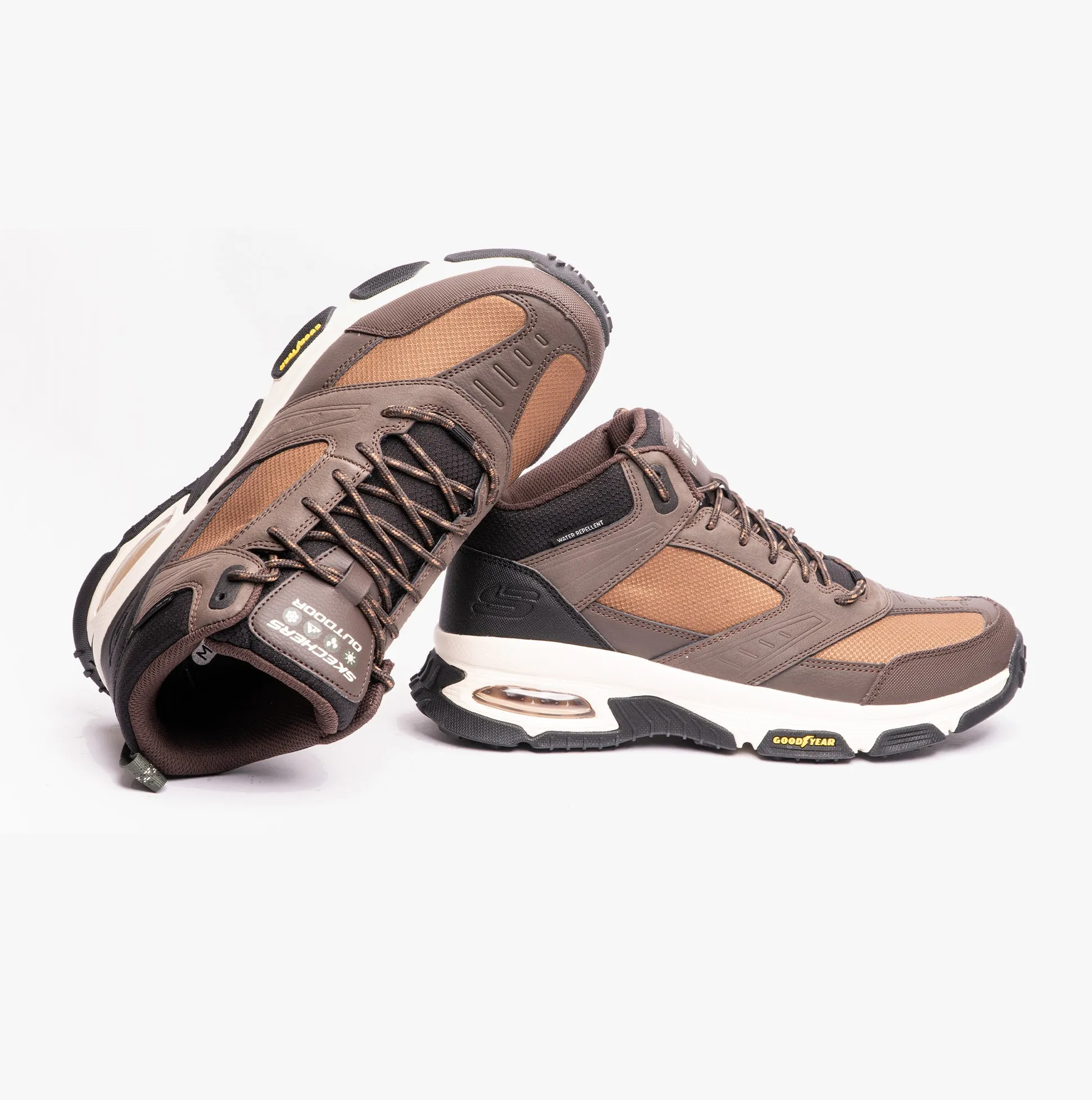 Skechers 237215/BRN SKECH-AIR ENVOY Mens Trainers Brown