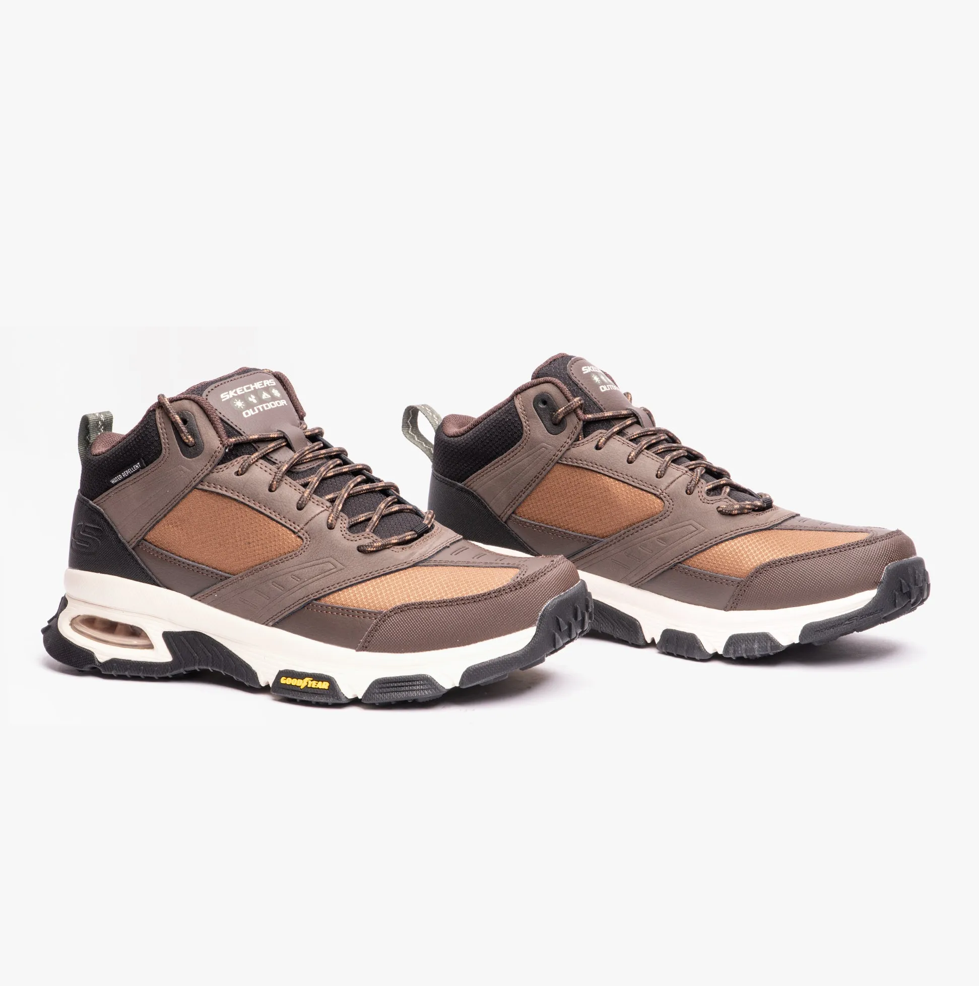 Skechers 237215/BRN SKECH-AIR ENVOY Mens Trainers Brown