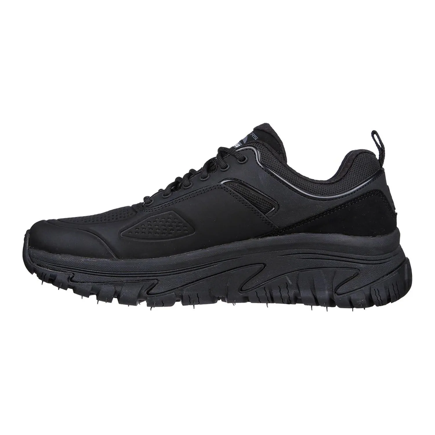 Skechers 237333 Arch Fit Road Walker Recon Herren-Sneaker in weiter Passform, Schwarz/Schwarz
