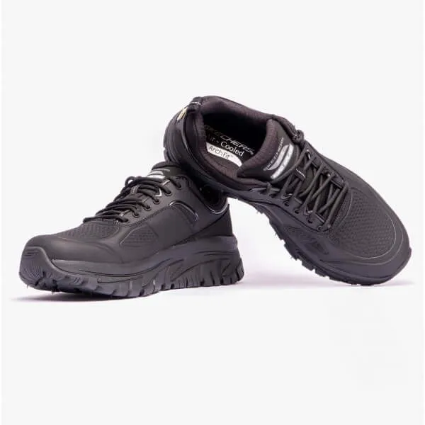 Skechers 237333/BBK ARCH FIT ROAD WALKER - RECON Mens Trainers Black