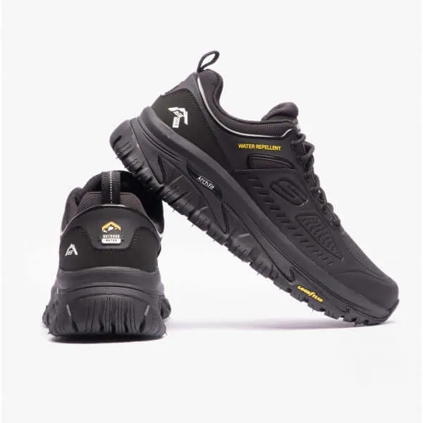 Skechers 237333/BBK ARCH FIT ROAD WALKER - RECON Mens Trainers Black