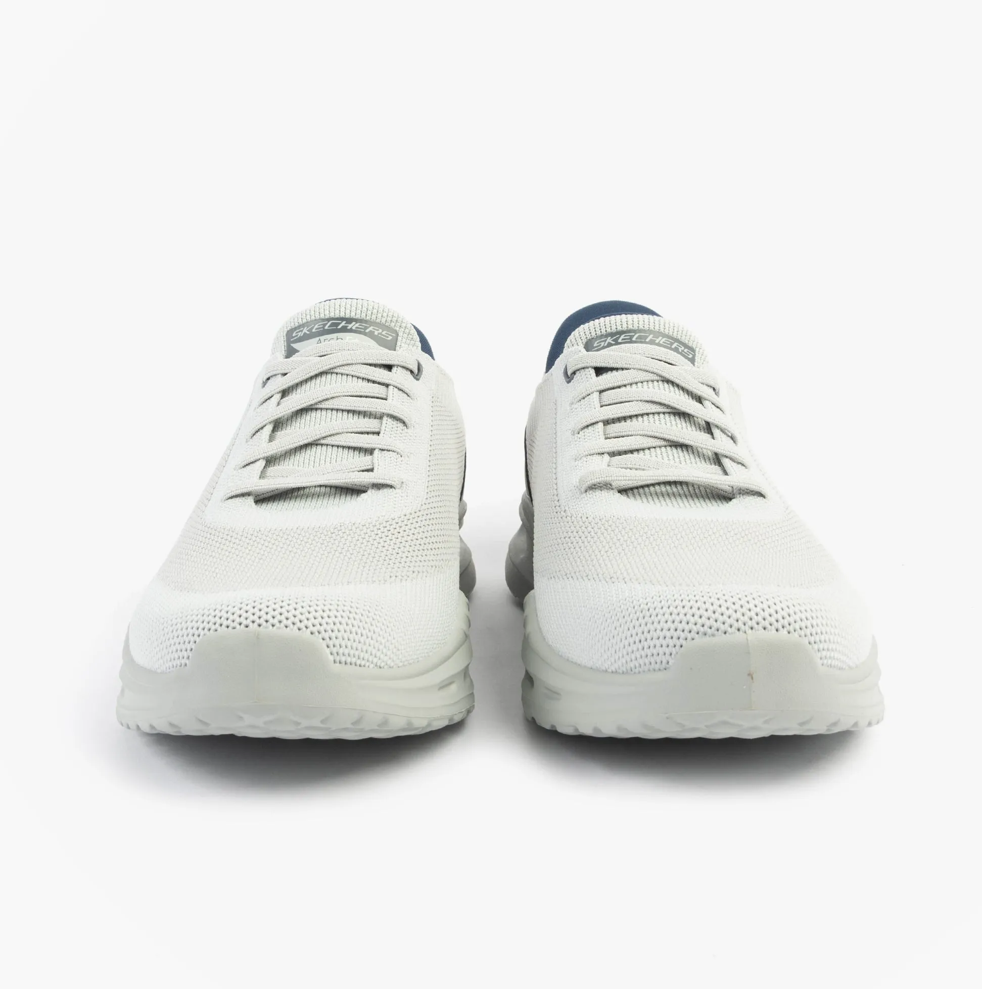Skechers ARCH FIT ORVAN - KINCADE Mens Trainers Light Grey