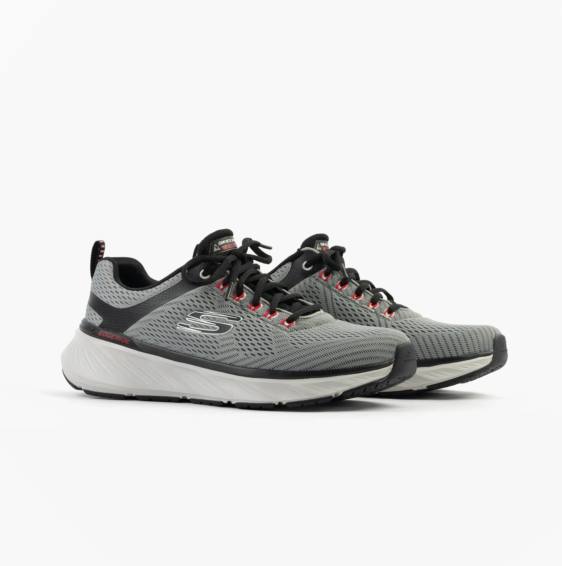 Skechers EDGERIDE - CONTENTION Mens Trainers Charcoal/Black