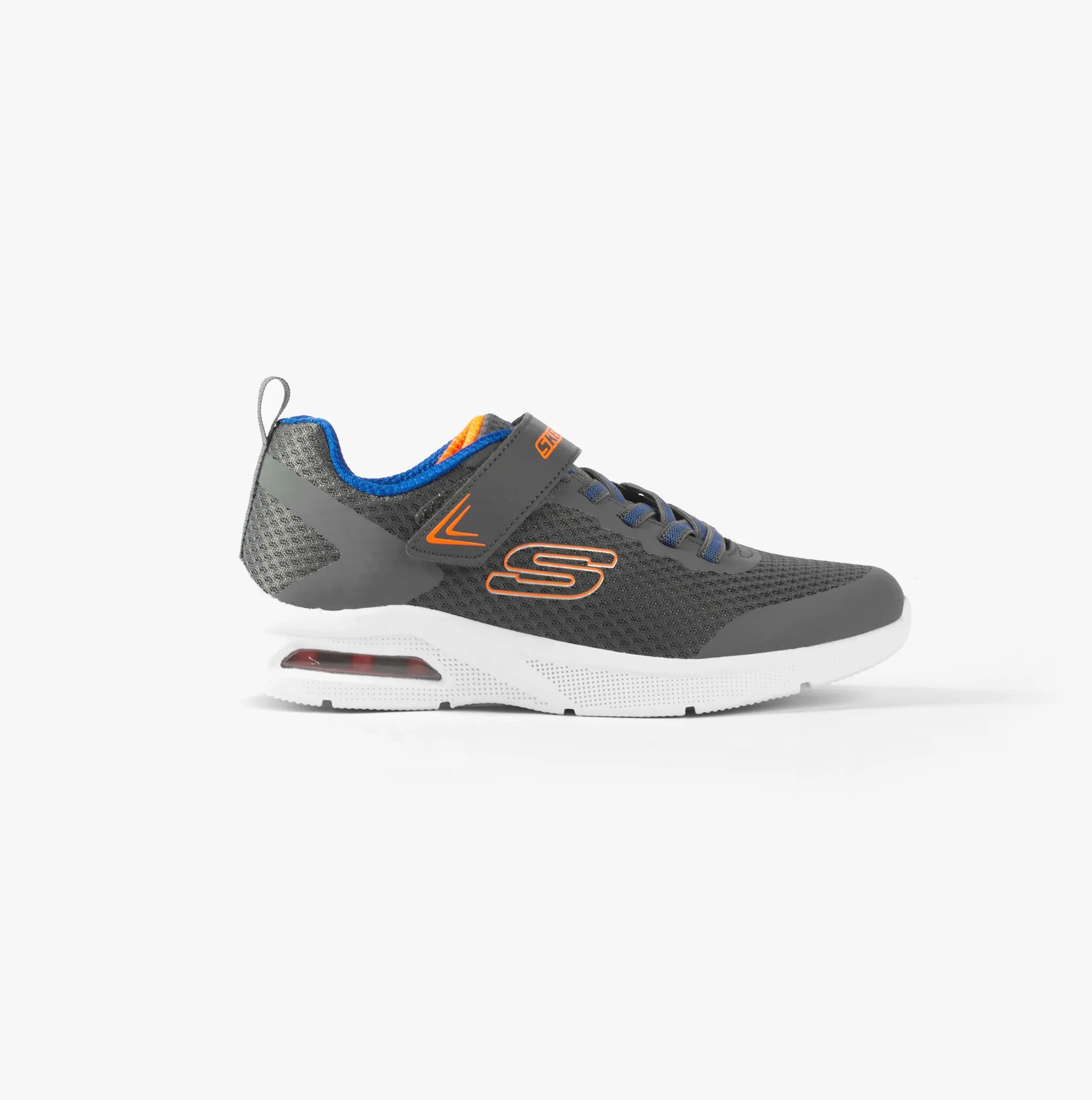 Skechers MICROSPEC MAX - VAPTIX Boys Trainers Charcoal/Blue