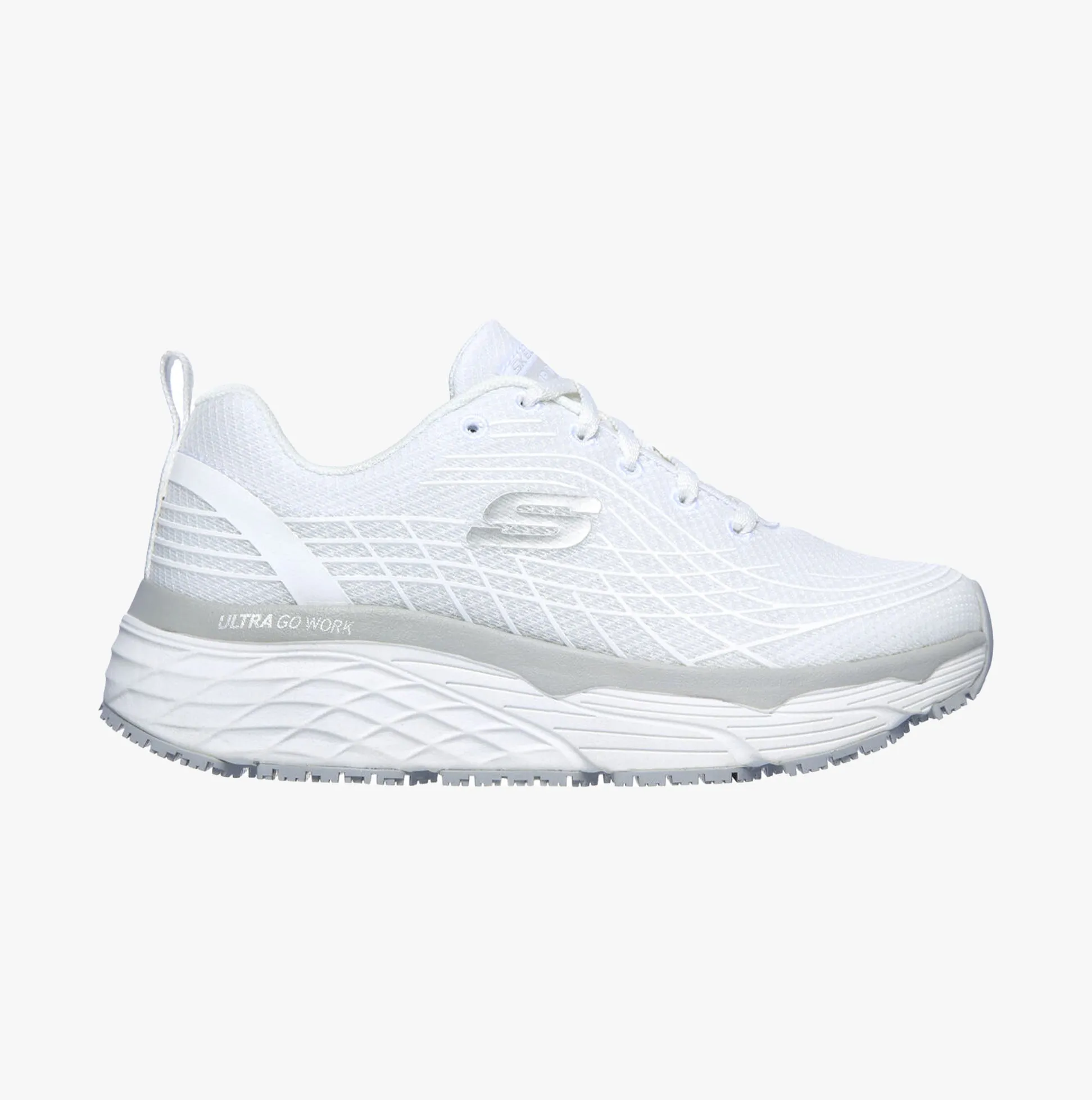 Skechers Work 108016EC/WHT MAX CUSHIONING ELITE SR Womens Occupational Shoes White