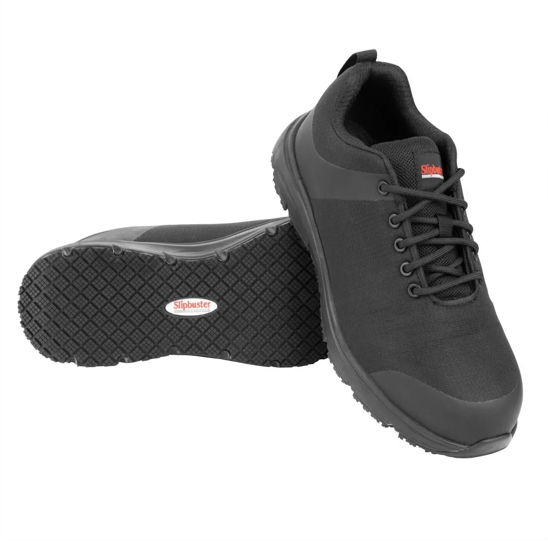 Slipbuster Flyknit Mesh Safety Trainers Black Size 44