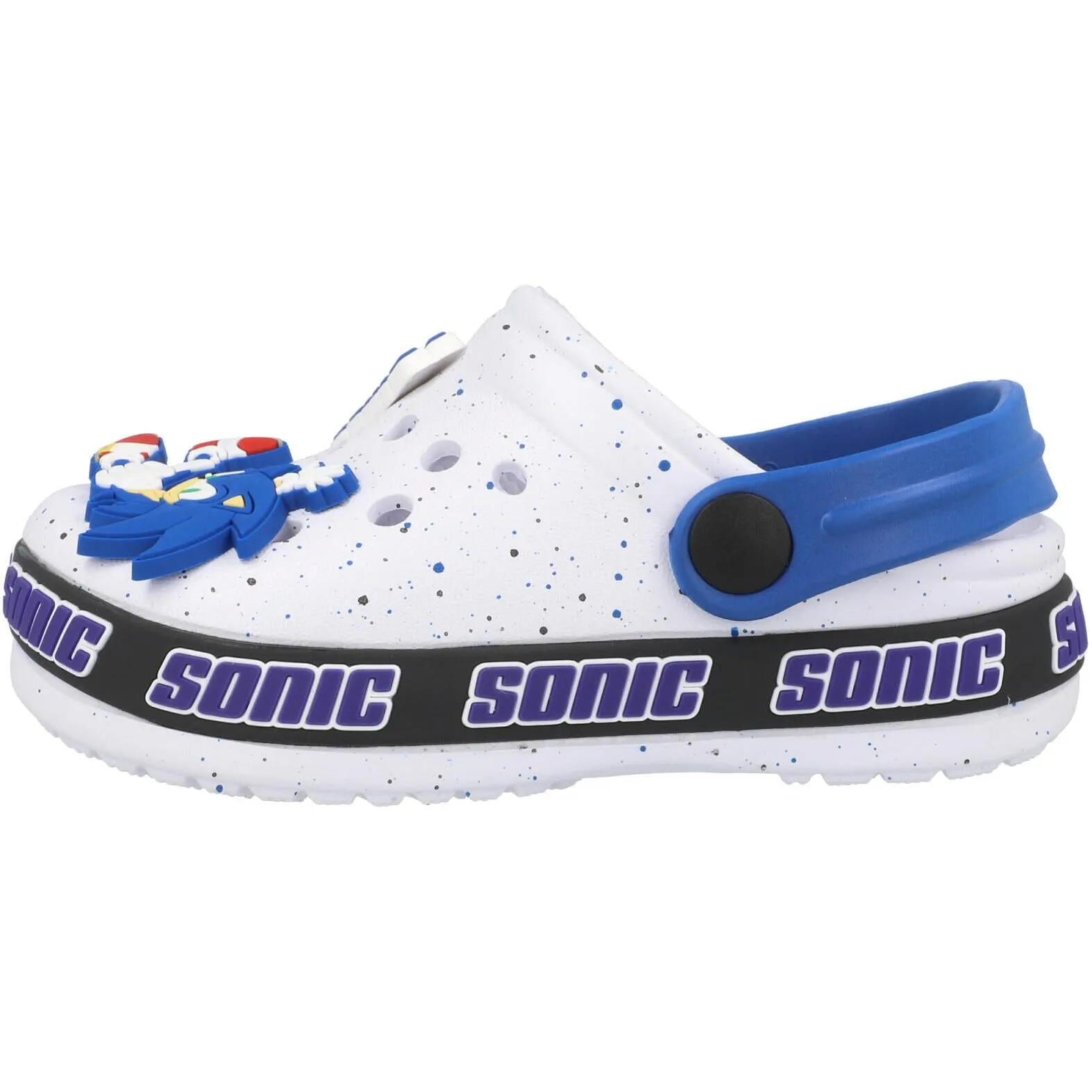 Sonic the Hedgehog Shilka White Kids' Clogs