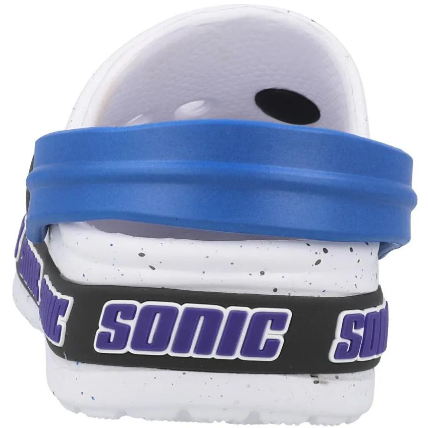 Sonic the Hedgehog Shilka White Kids' Clogs