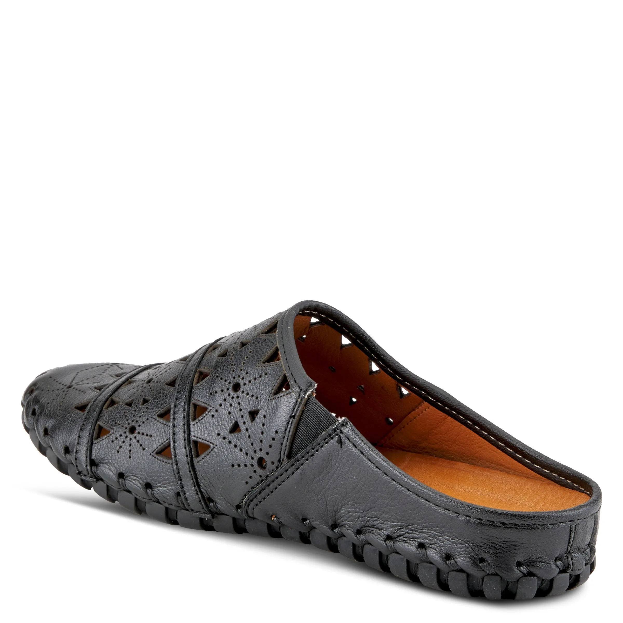 Spring Step Shoes Fusalide Women’s Leather Slip On Clog Shoes