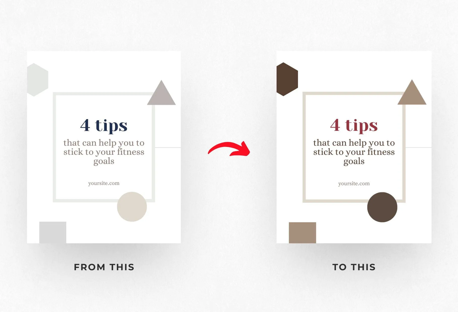 Stella Fitness 6-Page Carousel Canva Template