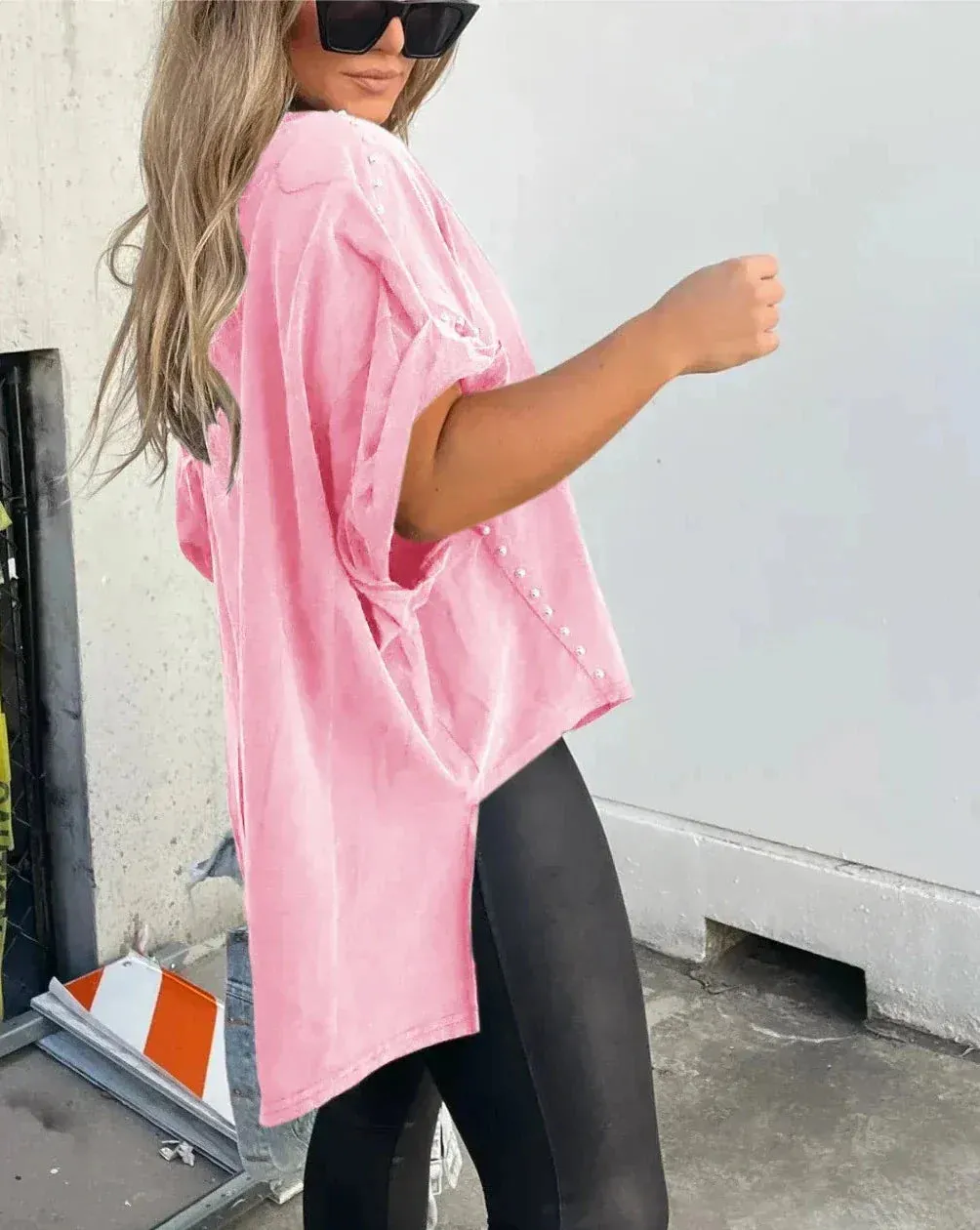 Stella | Oversized Studded Tee